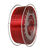 Пластик Devil Design PETG Рубиновый прозрачный Ø1,75 мм Вес: 1 кг