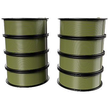Пластик Devil Design PLA Хаки Non-Retail Ø1,75 мм Вес: 8x1 кг