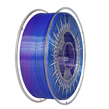 Пластик Devil Design PLA Silk Dual Розовый Жемчуг / Синий Ø1,75мм Вес: 1 кг