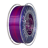 Пластик Devil Design PLA Silk Dual Темно-Красный / Супер Фиолетовый Ø1,75мм Вес: 1 кг