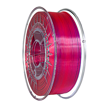 Пластик Devil Design PLA Silk Dual Темно-Красный / Супер Фиолетовый Ø1,75мм Вес: 1 кг-1
