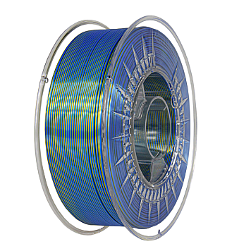 Пластик Devil Design PLA Silk Dual Золотой / Синий Ø1,75мм Вес: 1 кг