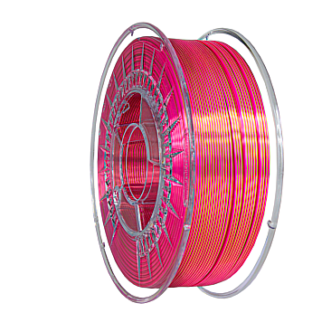 Пластик Devil Design PLA Silk Dual Розовый жемчуг / Золотой Ø1,75мм Вес: 1 кг-1