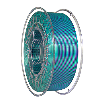 Пластик Devil Design PLA Silk Dual Холодный Зеленый / Фиолетовый Ø1,75мм Вес: 1 кг-1