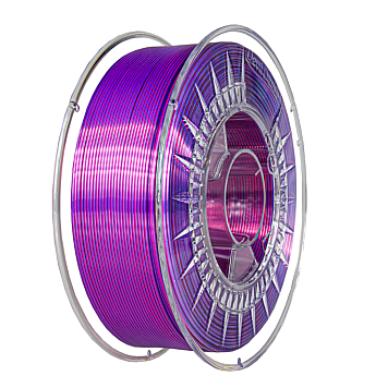 Пластик Devil Design PLA Silk Dual Розовый Жемчуг / Фиолетовый Ø1,75мм Вес: 1 кг