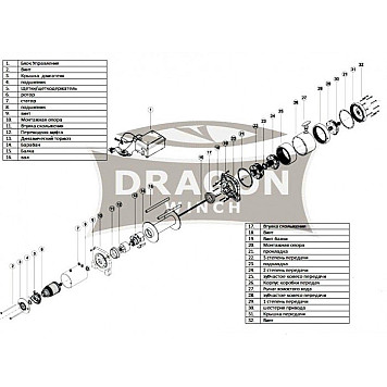 Лебедка автомобильная электрическая Dragon Winch DWM 13000 HD-3