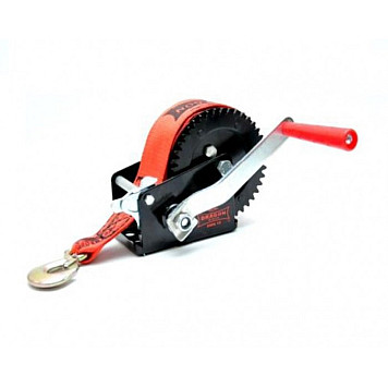 Лебедка ручная барабанная Dragon Winch DWK 12 тканевой трос