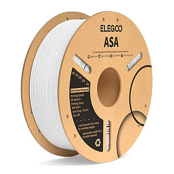 Пластик Elegoo ASA Filament Белый Ø1,75мм Вес: 1кг