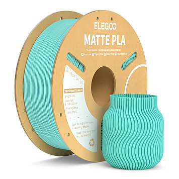 Пластик Elegoo PLA Filament Бирюзовый матовый Ø1,75мм Вес: 1кг