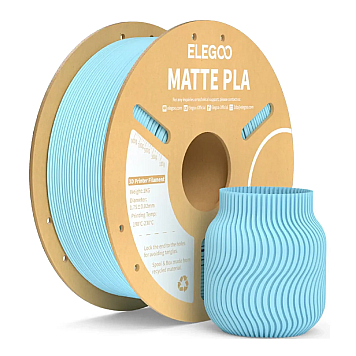 Пластик Elegoo PLA Filament Ледяной синий матовый Ø1,75мм Вес: 1кг