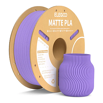 Пластик Elegoo PLA Filament Лавандово-фиолетовый матовый Ø1,75мм Вес: 1кг