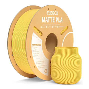 Пластик Elegoo PLA Filament Солнечно-желтый матовый Ø1,75мм Вес: 1кг