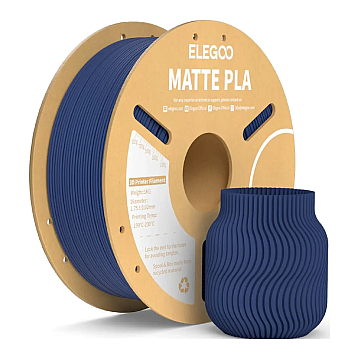Пластик Elegoo PLA Filament Темно-синий матовый Ø1,75мм Вес: 1кг