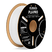 Пластик Elegoo PLA PRO Filament Белый Ø1,75мм Вес: 1кг