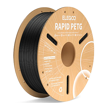Пластик Elegoo Rapid PET-G Filament Черный Ø1,75мм Вес: 1кг