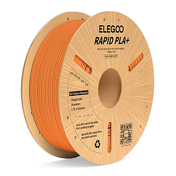 Пластик Elegoo Rapid PLA Plus Filament Оранжевый Ø1,75мм Вес: 1кг