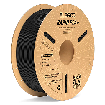 Rapid PLA Plus Черный Elegoo Ø1,75мм Вес: 1кг
