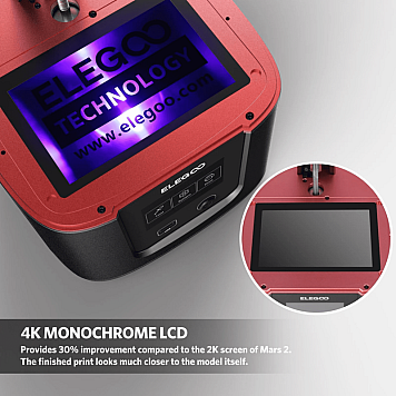 3D принтер Elegoo Mars 3 4K-4