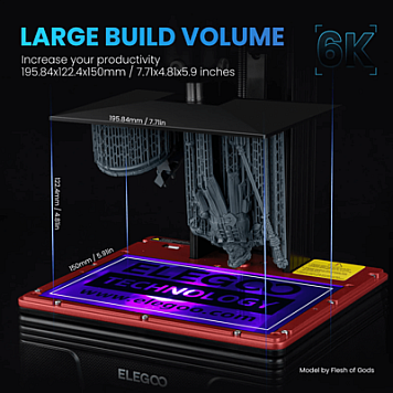 3D принтер Elegoo Mars 4 Max 6K-4