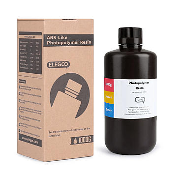 Фотополимерная смола Elegoo ABS-like Grey (Серая) 1кг