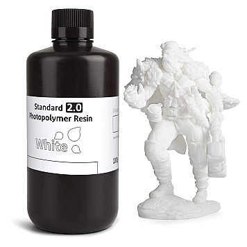 Фотополимерная смола Elegoo Standard 2.0 Resin White (Белая) 1кг
