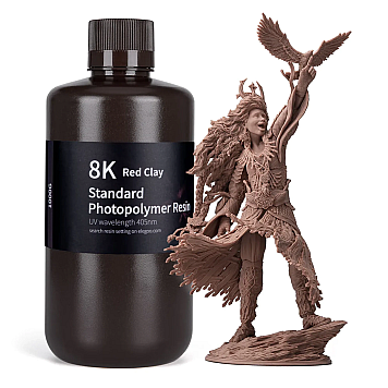 Фотополимерная смола Elegoo Standard Resin 8K Red Clay (Красная глина) 1кг