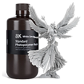 Фотополимерная смола Elegoo Standard Resin 8K Smoky White (Белая дымчатая) 1кг