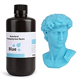 Фотополимерная смола Elegoo Standard Resin Blue (Синяя) 1кг
