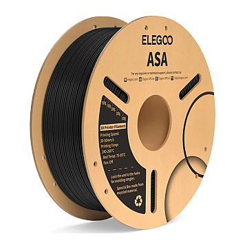 Пластик Elegoo ASA Filament Черный Ø1,75мм Вес: 1кг