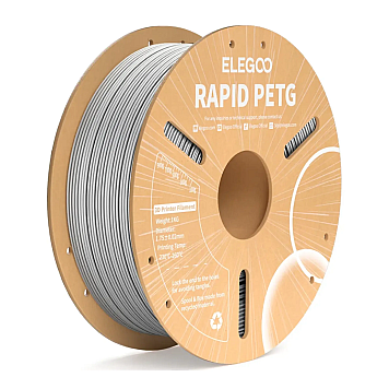 Пластик Elegoo Rapid PET-G Filament Серый Ø1,75мм Вес: 1кг