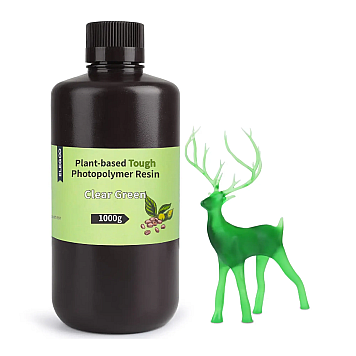 Фотополимерная смола Elegoo Plant-Based Resin Clear Green Прозрачно-зеленая 1 кг
