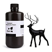 Фотополимерная смола Elegoo Standard Resin Black (Черная) 1 кг