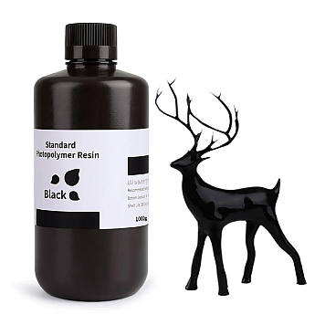 Фотополимерная смола Elegoo Standard Resin Black (Черная) 1 кг