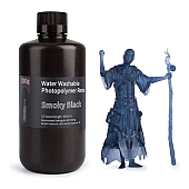 Фотополимерная смола Elegoo Water Washable Resin Smoky Black (Чёрная дымчатая) смывающаяся водой 1 кг