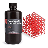 Фотополимерная смола Elegoo Water Washable Resin Red (Красная) смывающаяся водой 1 кг