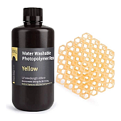 Фотополимерная смола Elegoo Water Washable Resin Yellow (Желтая) смывающаяся водой 1 кг