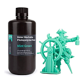 Фотополимерная смола Elegoo Water Washable Resin Mint Green (Зеленая мята) смывающаяся водой 1 кг
