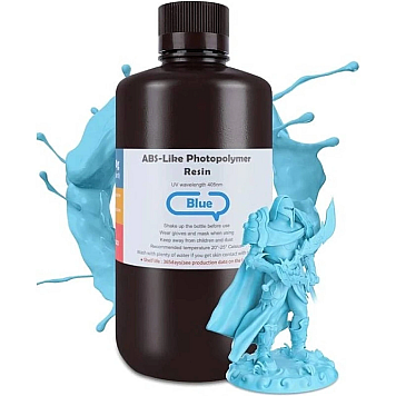 Фотополимерная смола Elegoo ABS-like Blue (Синяя) 1 кг