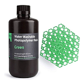Фотополимерная смола Elegoo Water Washable Resin Green (Зеленая) смывающаяся водой 1 кг