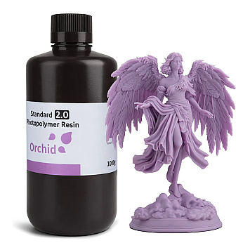 Фотополимерная смола Elegoo Standard 2.0 Resin Orchid (Светло-лиловая) 1 кг