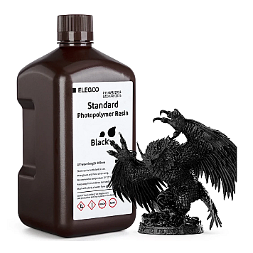Фотополимерная смола Elegoo Standard Resin Black (Черная) 2 кг