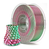 Пластик Elegoo PLA Silk Filament Зелено-красный Ø1,75 мм Вес: 1 кг