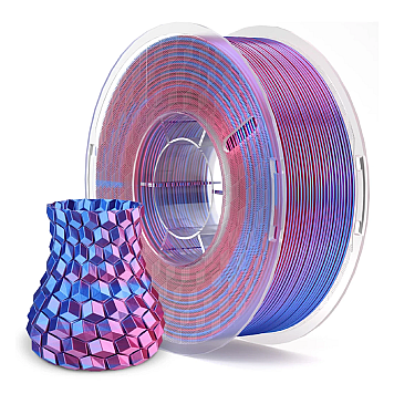Пластик Elegoo PLA Silk Filament Сине-фиолетовый Ø1,75 мм Вес: 1 кг