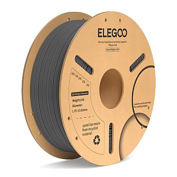 Пластик Elegoo PLA Plus Filament Космический серый Ø1,75 мм Вес: 1 кг