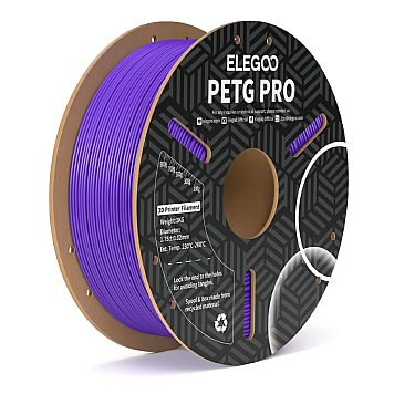 Пластик Elegoo PET-G PRO Filament Фиолетовый Ø1,75мм Вес: 1кг