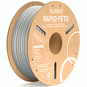 Пластик Elegoo PET-G Rapid Filament Серебристый Ø1,75мм Вес: 1 кг