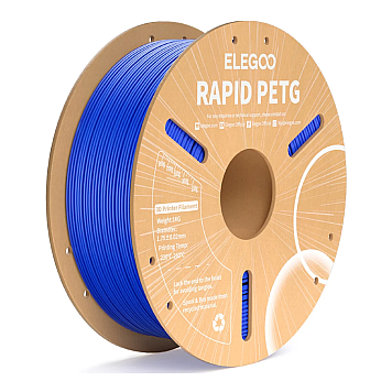 Пластик Elegoo PET-G Rapid Filament Синий Ø1,75мм Вес: 1 кг