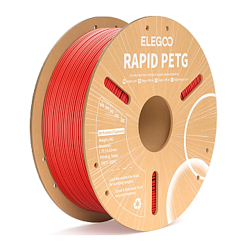 Пластик Elegoo PET-G Rapid Filament Красный Ø1,75мм Вес: 1 кг
