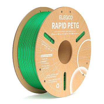 Пластик Elegoo PET-G Rapid Filament Зелёный Ø1,75мм Вес: 1 кг