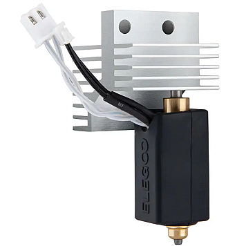 Хотенд в сборе с радиатором (Assembled Hotend Kit) для для 3D принтера Elegoo Centauri Carbon, 0.8 мм, закаленная сталь